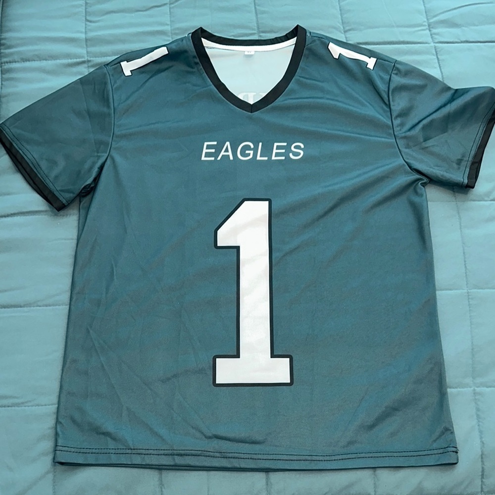 Men's Teal Eagles Jersey Shirt
